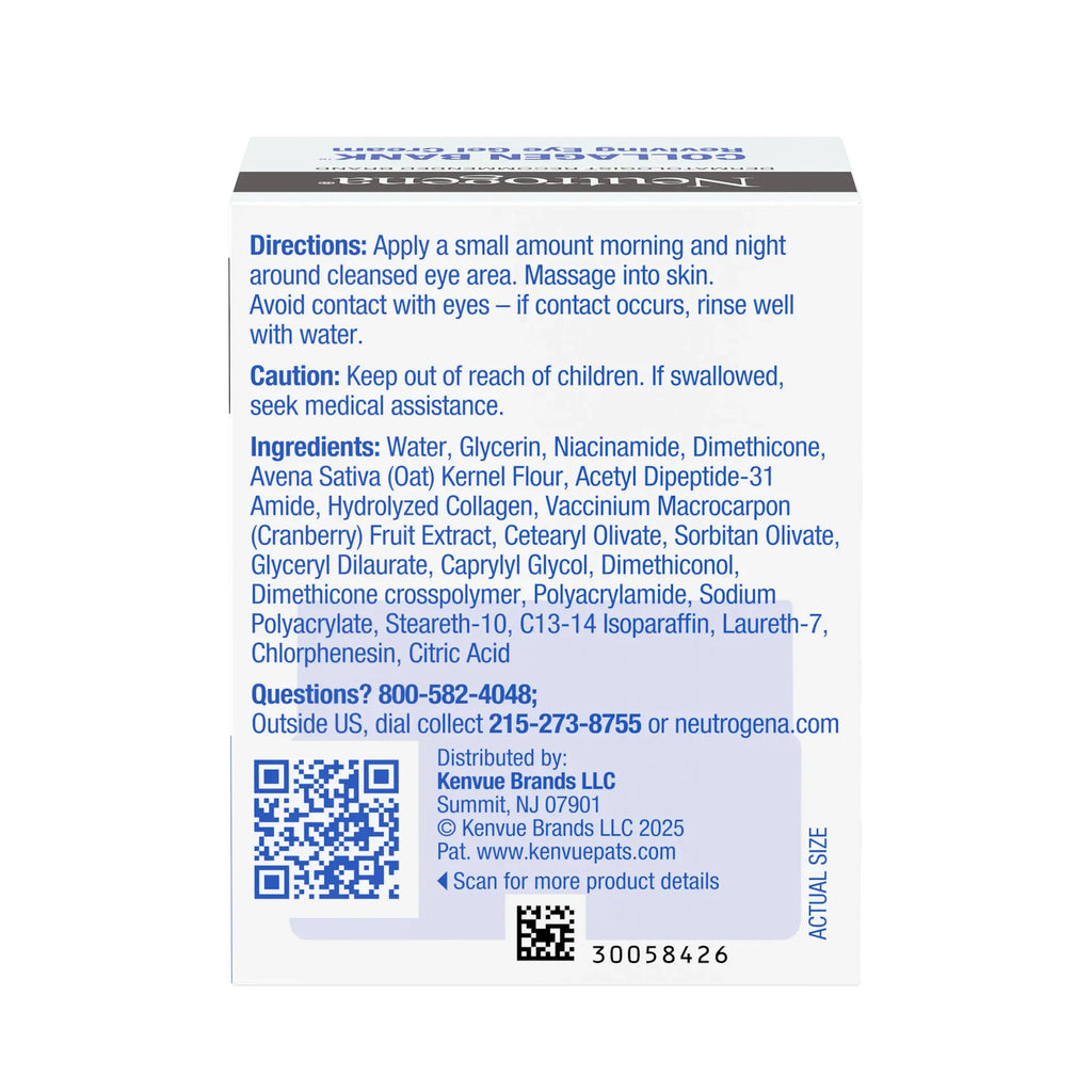 Neutrogena® Collagen Bank Reviving Eye Gel Cream, 0.5 Oz