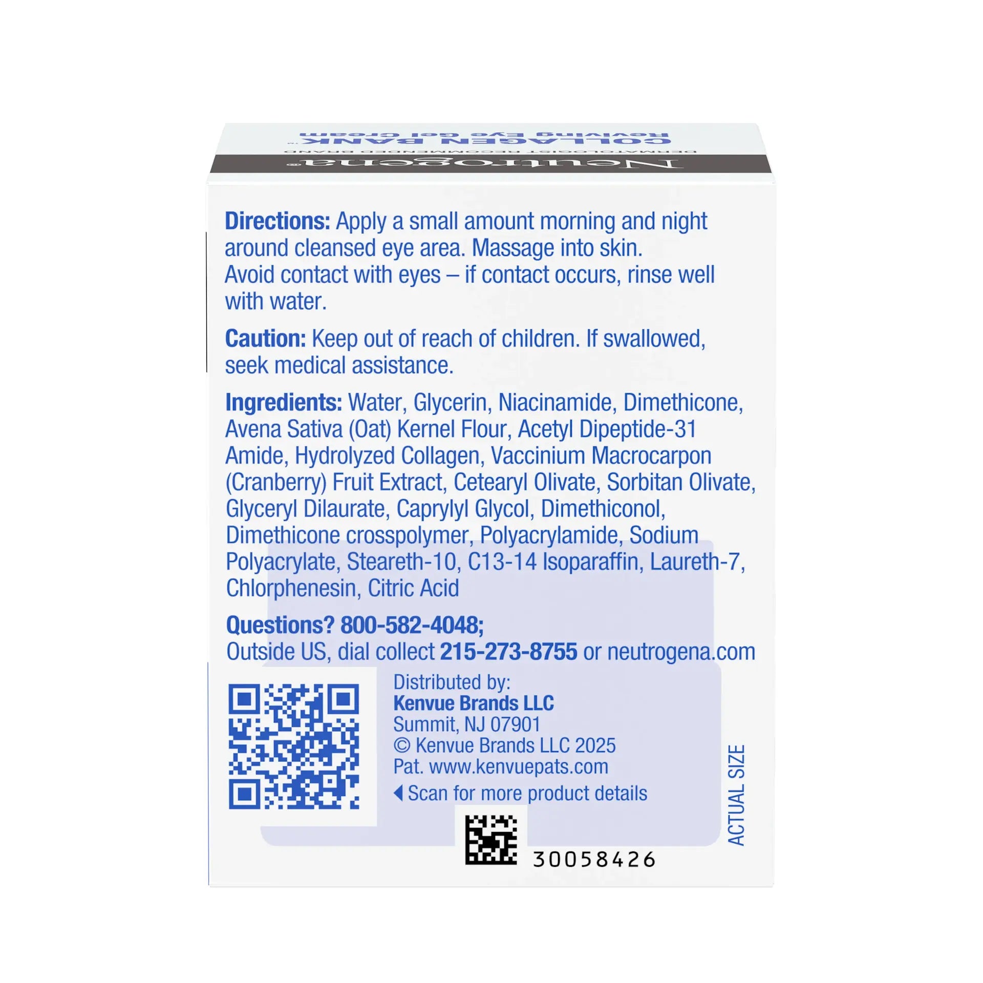 Neutrogena® Collagen Bank Reviving Eye Gel Cream, 0.5 Oz