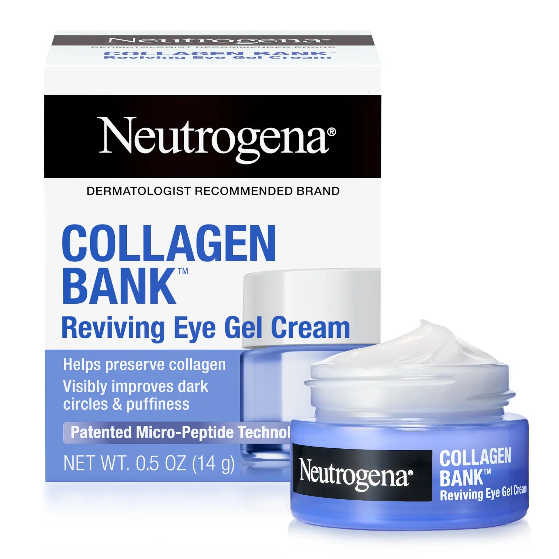 Neutrogena® Collagen Bank Reviving Eye Gel Cream, 0.5 Oz