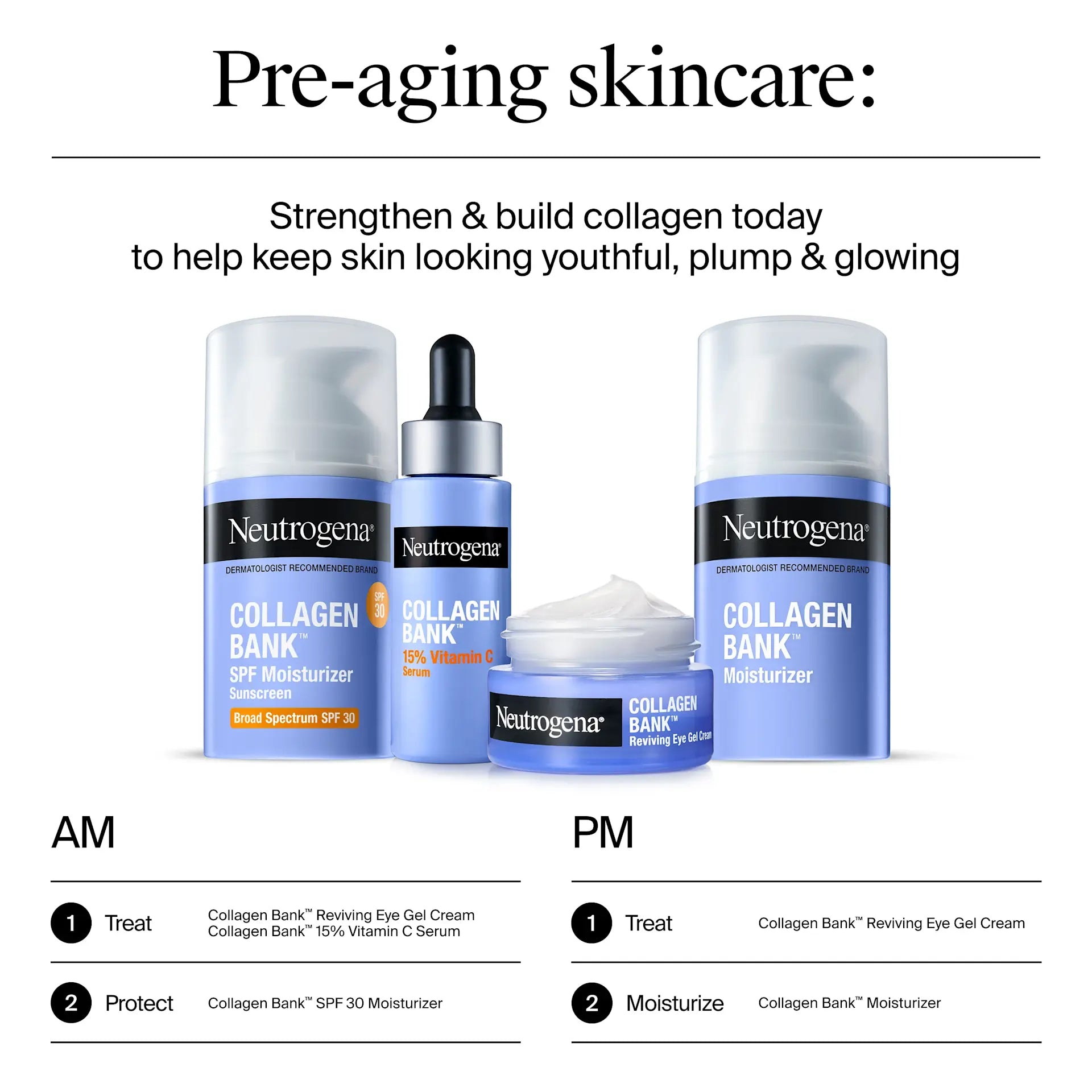 Neutrogena® Collagen Bank Reviving Eye Gel Cream, 0.5 Oz