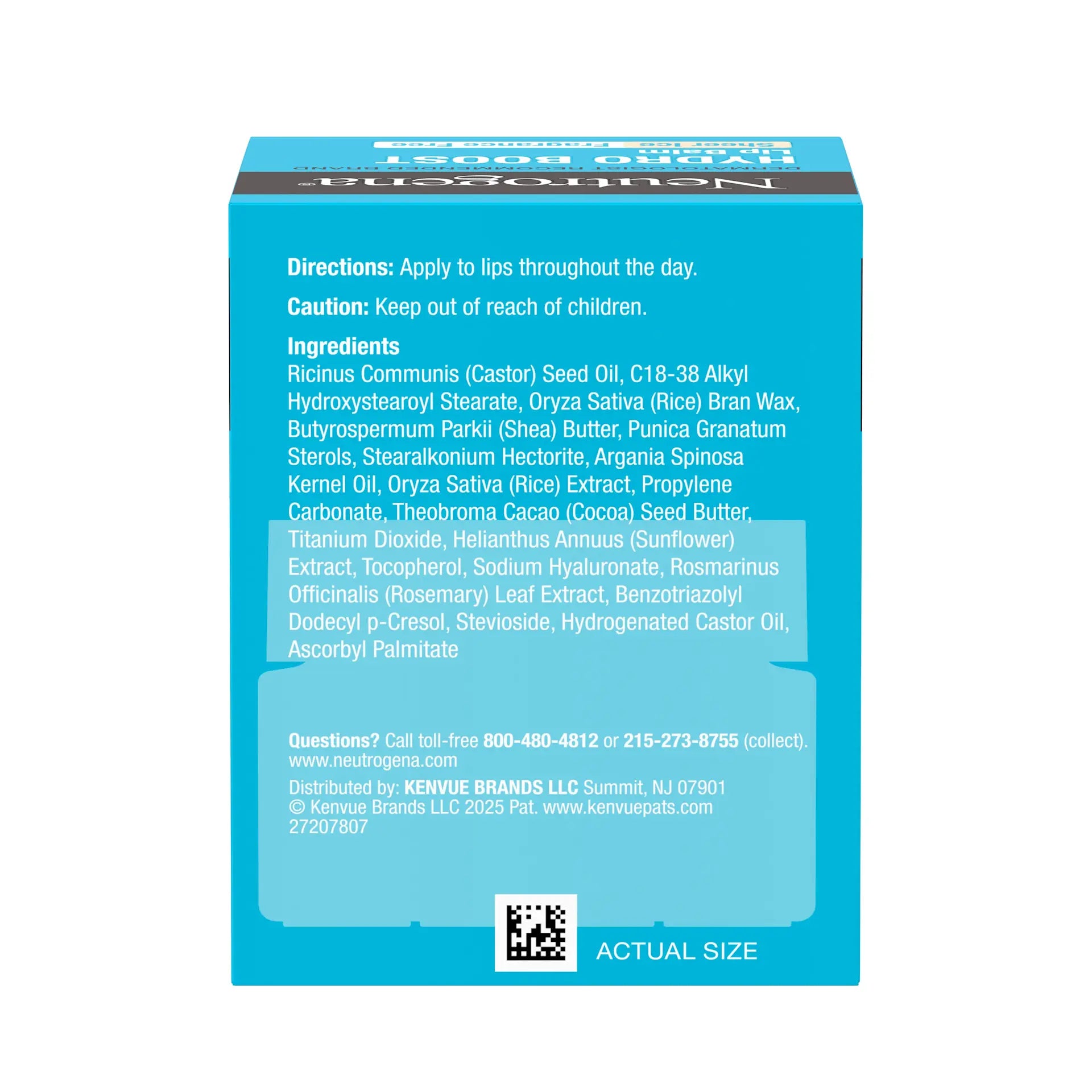 Neutrogena® Hydro Boost Hyaluronic Acid Lip Balm, Sheer Ice, Fragrance Free, 0.5 Oz