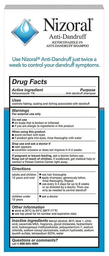 Nizoral Deep Moisturizing Conditioner with Mint & Tea Tree Oil for All Hair Types - Free of Sulfates, Parabens, Artificial Fragrances and Dyes, 9.4 oz