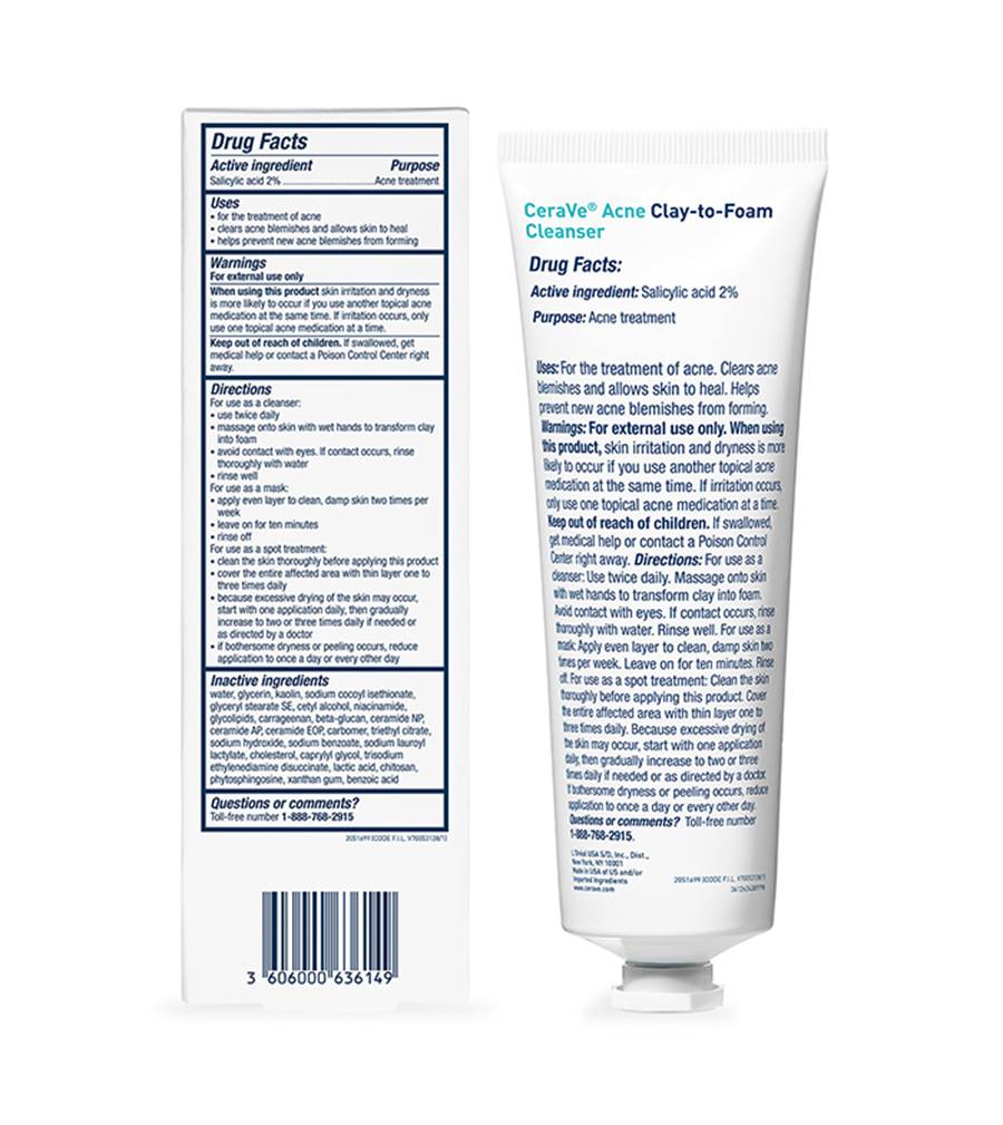 Acne Clay To Foam Cleanser