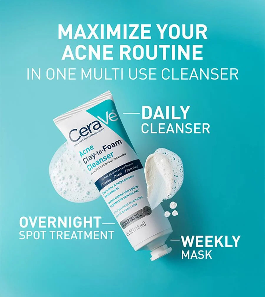 Acne Clay To Foam Cleanser