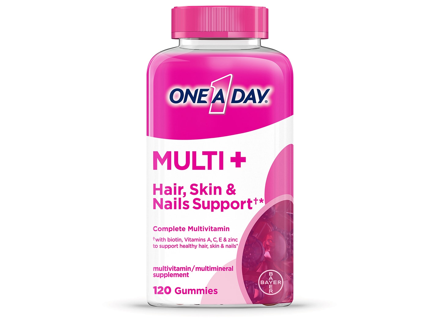One A Day® MULTI+ Hair, Skin & Nails Support†*, Multivitamin + Boost of Support For Healthy Hair, Skin & Nails*