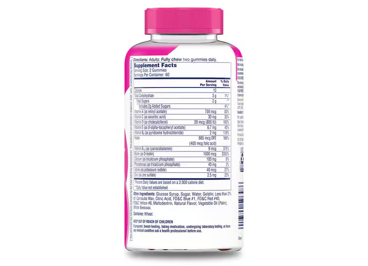 One A Day® MULTI+ Hair, Skin & Nails Support†*, Multivitamin + Boost of Support For Healthy Hair, Skin & Nails*