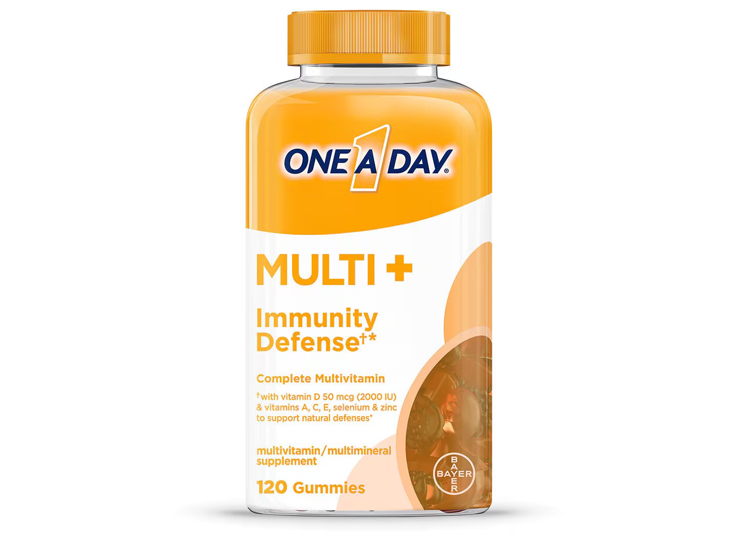 One A Day® MULTI+ Immunity Defense†*, a Multivitamin + Boost of Immunity Support*