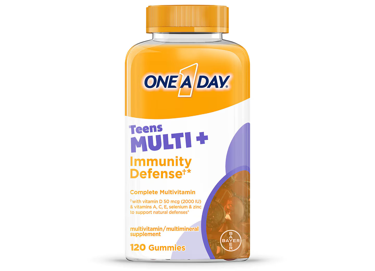 One A Day® Teens MULTI+ Immunity Defense†*, Multivitamin + Boost of Immunity Support*