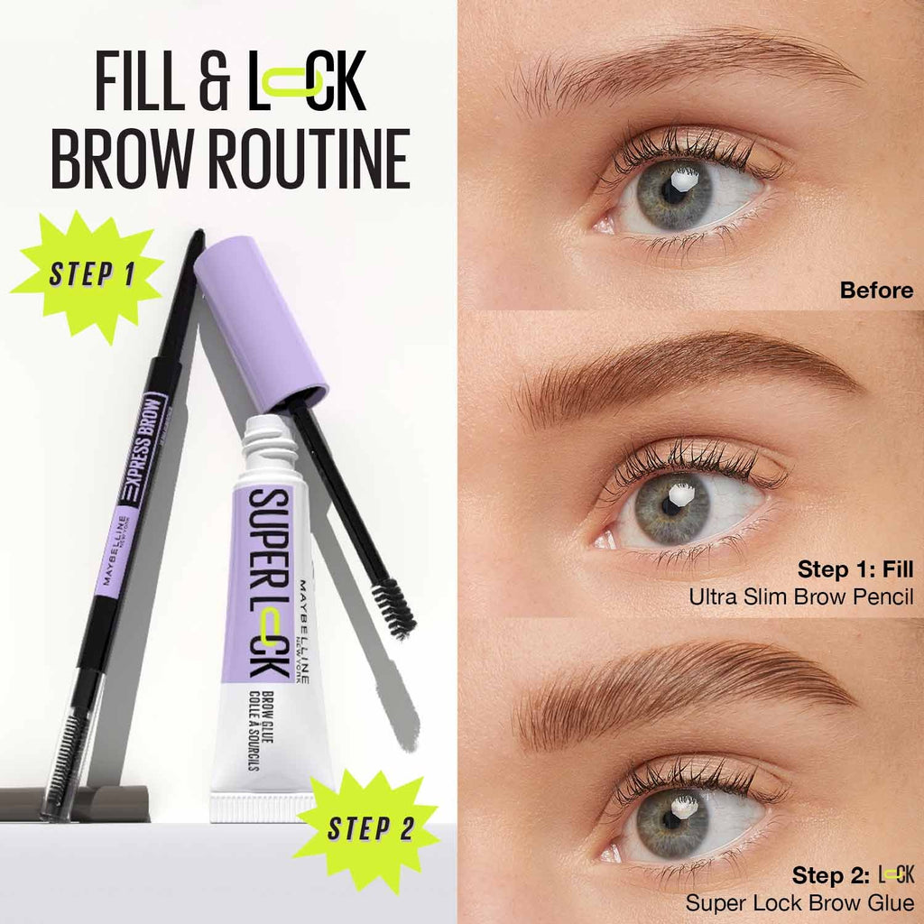 Super Lock™ Brow Glue Clear & Tinted Eyebrow Gel
